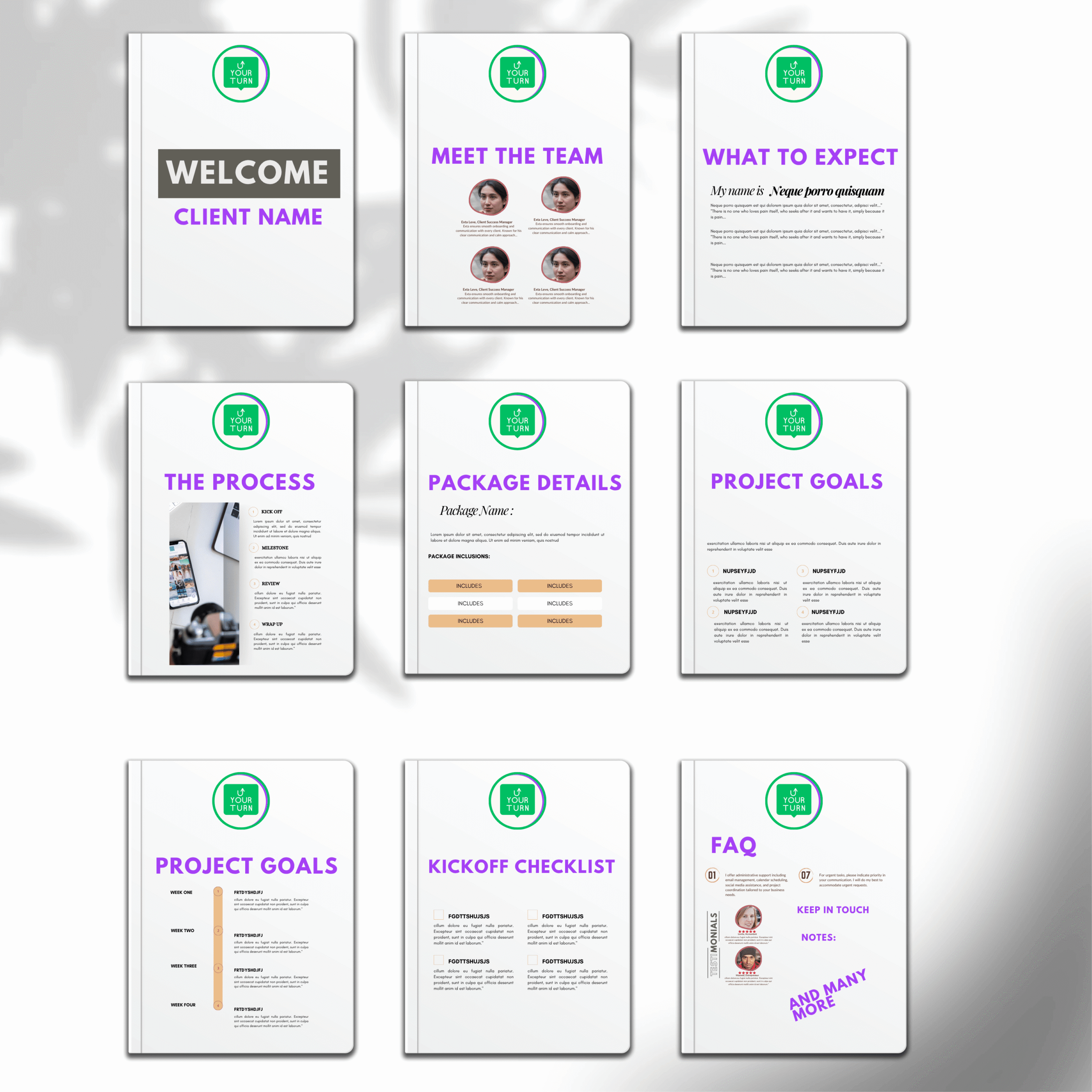 client onboarding packet