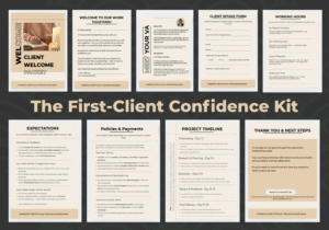 virtual assistant client onboarding template